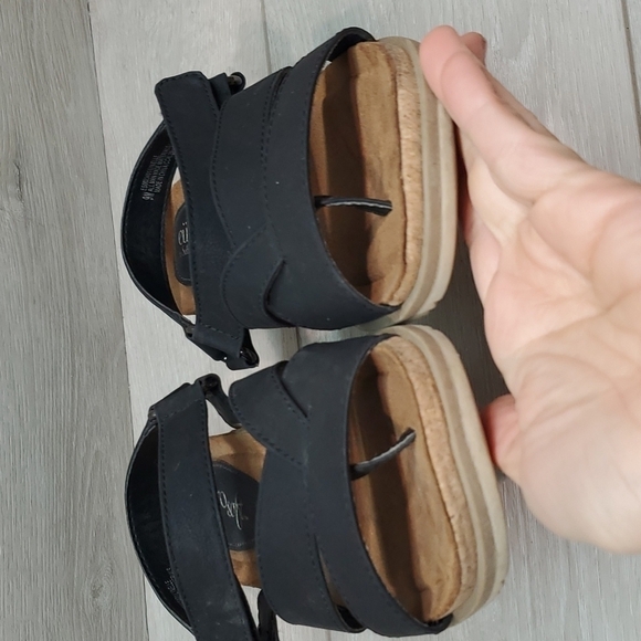 Euro By Sofft Womens Lynelle Wedge Ankle Strap Comfort Sandals shoes sz 9 - Picture 4 of 12